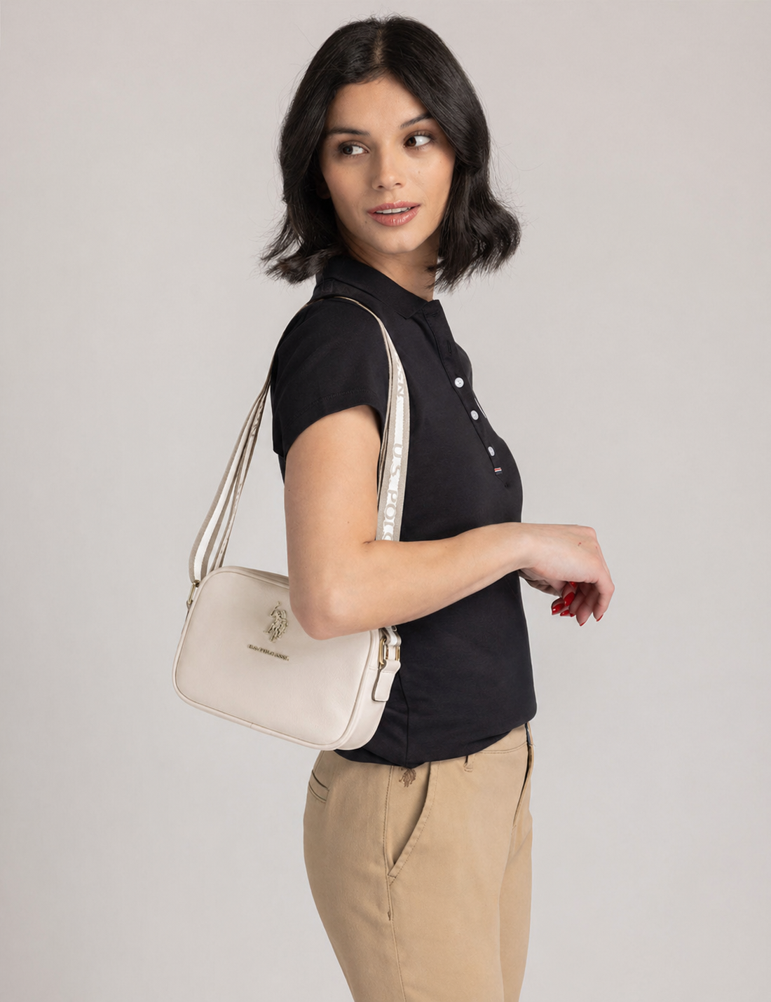 U.S. POLO ASSN. Classic Crossbody Bag - Putty