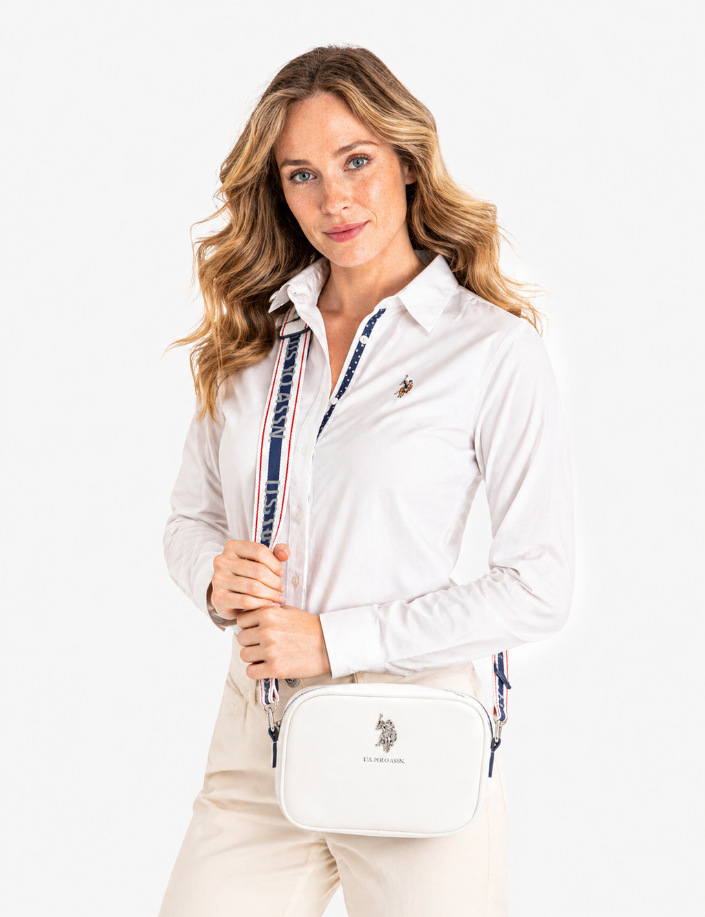 U.S. POLO ASSN. Classic Crossbody Bag - White